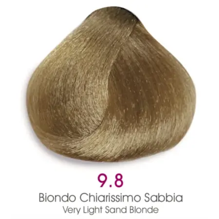 TMT Milano Art Collection Crema Colorante Luminacolor 9.8 Rubio Muy Claro Arena 100ml - 1
